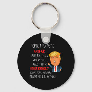 Vintage Make Father's Day Great Again Dad Funny Do Key Ring