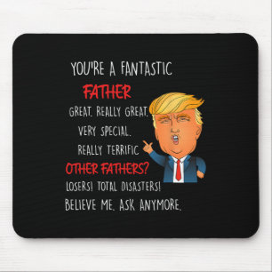 Vintage Make Father's Day Great Again Dad Funny Do Mouse Pad
