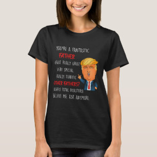Vintage Make Father's Day Great Again Dad Funny Do T-Shirt