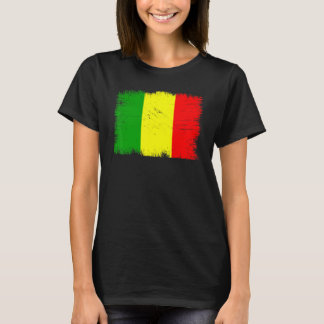 Vintage Mali Flag Malian Independence Day T-Shirt