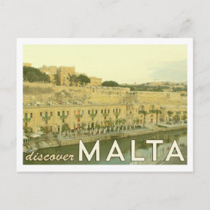 Vintage Malta Postcard