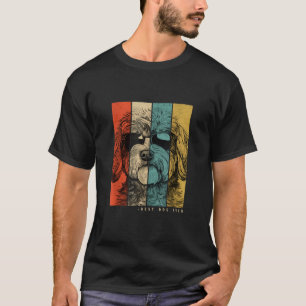 Vintage Maltipoo Dog Mom Dad Kids Men Women T-Shirt