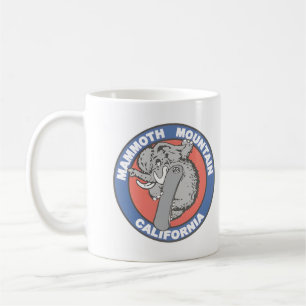 Vintage Mammoth Mountain Ski resort mountains gift Coffee Mug