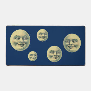 Vintage Man in the Moons Desk Mat