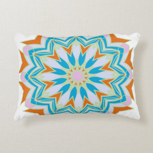 Vintage mandala, Floral mandala. Oriental mandala. Decorative Cushion