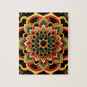 Vintage Mandala Jigsaw Puzzle