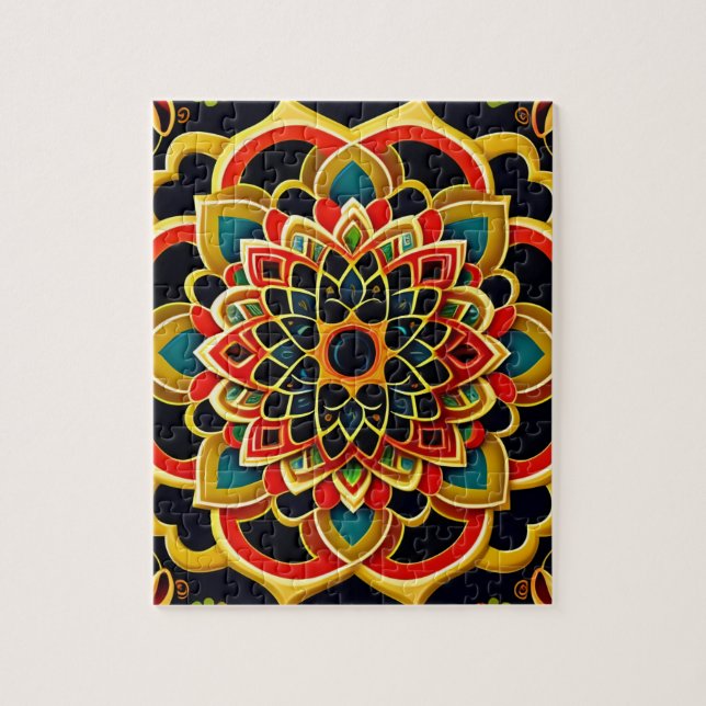 Vintage Mandala Jigsaw Puzzle (Vertical)