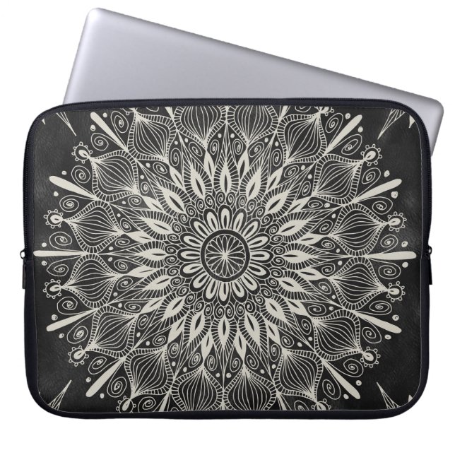 "Vintage Mandala"- Laptop Sleeve (Front)