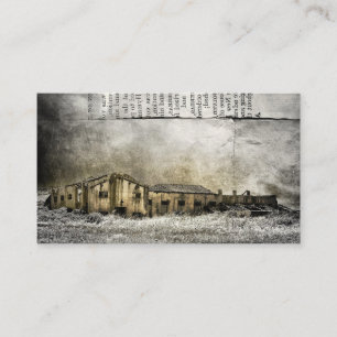Vintage Manor Landscape Enclosure Card - Rustic 