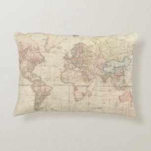 Vintage Map Decorative Cushion