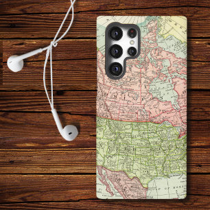Vintage Map North America Samsung Galaxy Case