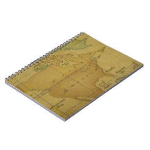 Vintage Map Notebook