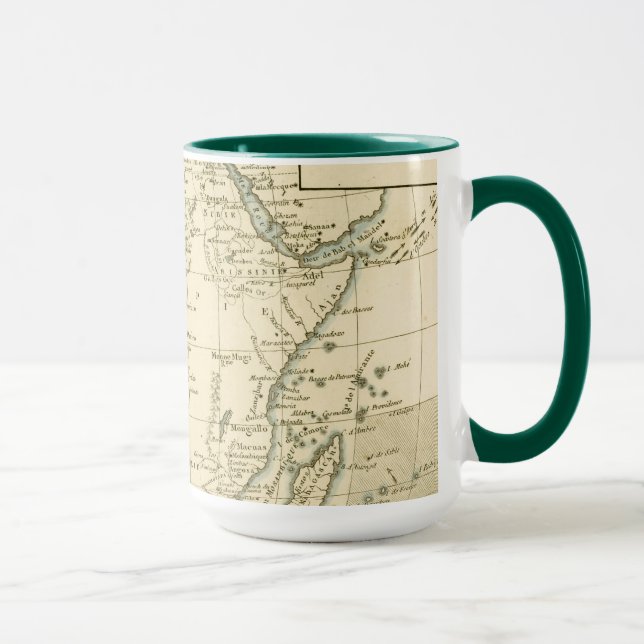 Vintage Map of Africa Mug (Right)
