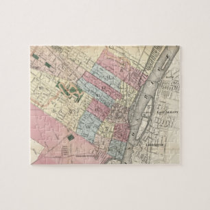 Vintage Map of Albany NY (1874) Jigsaw Puzzle