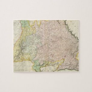 Vintage Map of Bavaria Germany (1814) Jigsaw Puzzle