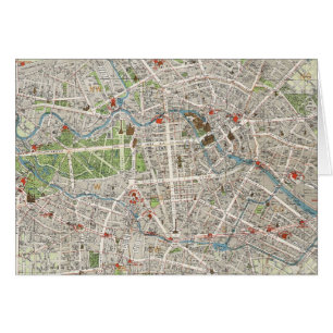 Vintage Map of Berlin Germany (1905)