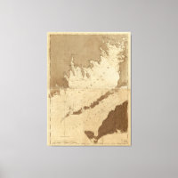 Vintage Map of Buzzards Bay (1776)