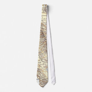 Vintage Map of California (1878) Tie