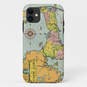 Vintage Map of Cape Cod Case-Mate iPhone Case