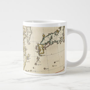 Vintage Map of China 1662 Large Coffee Mug