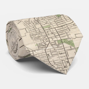 Vintage Map of Cincinnati Ohio (1915) Tie