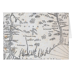 Vintage Map of Connecticut