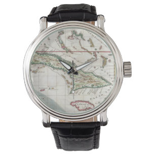 Vintage Map of Cuba and Jamaica (1763) Watch