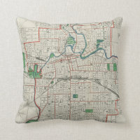 Vintage Map of Fort Wayne Indiana (1919)