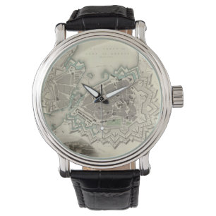 Vintage Map of Geneva (1841) Watch