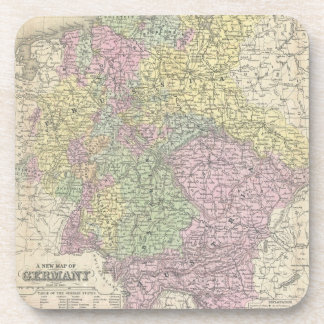Vintage Map of Germany (1853) Coaster