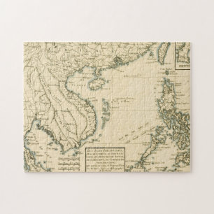 Vintage Map of India    Indian Ocean Jigsaw Puzzle