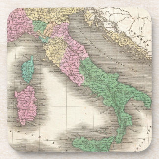 Vintage Map of Italy (1827) Coaster