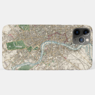 Vintage Map of London England (1853) Case-Mate iPhone Case