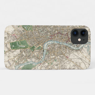 Vintage Map of London England (1853) Case-Mate iPhone Case