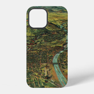 Vintage Map of Los Angeles, California and River iPhone 12 Case