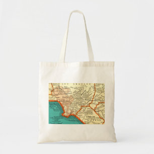 Vintage Map of LOS ANGELES CALIFORNIA Bag
