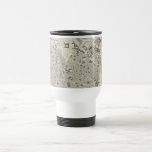 Vintage Map of Madrid Spain (1831) Travel Mug