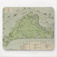 Vintage Map of Marthas Vineyard (1913)
