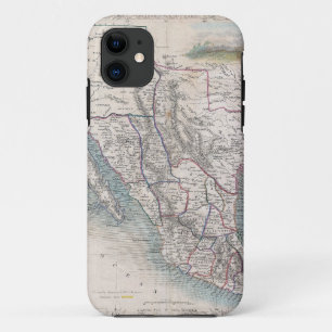 Vintage Map of Mexico (1851) Case-Mate iPhone Case