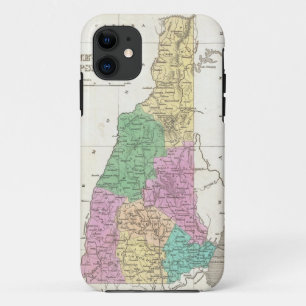 Vintage Map of New Hampshire (1827) Case-Mate iPhone Case