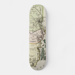 Vintage Map of Rhode Island (1797) Skateboard