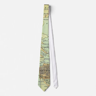 Vintage Map of San Francisco California (1905) Tie