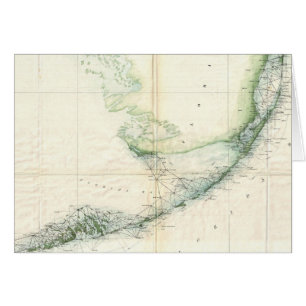 Vintage Map of The Florida Keys (1859)