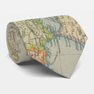 Vintage Map of The Mediterranean Sea (1912) Tie