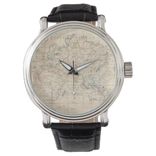 Vintage Map of The World (1799) Watch