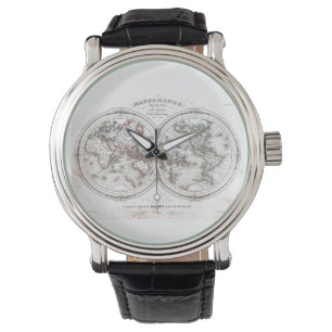 Vintage Map of The World (1848) Watch