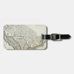 Vintage Map of Washington D.C. (1794) Luggage Tag