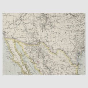 Vintage Map Series Design 8 Tissue Paper