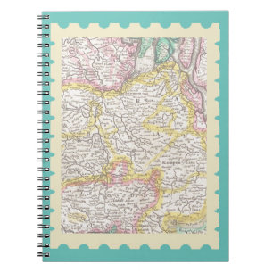 Vintage Maps Notebook