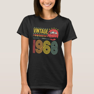 Vintage March 1968 54 Years Old Birthday T-Shirt